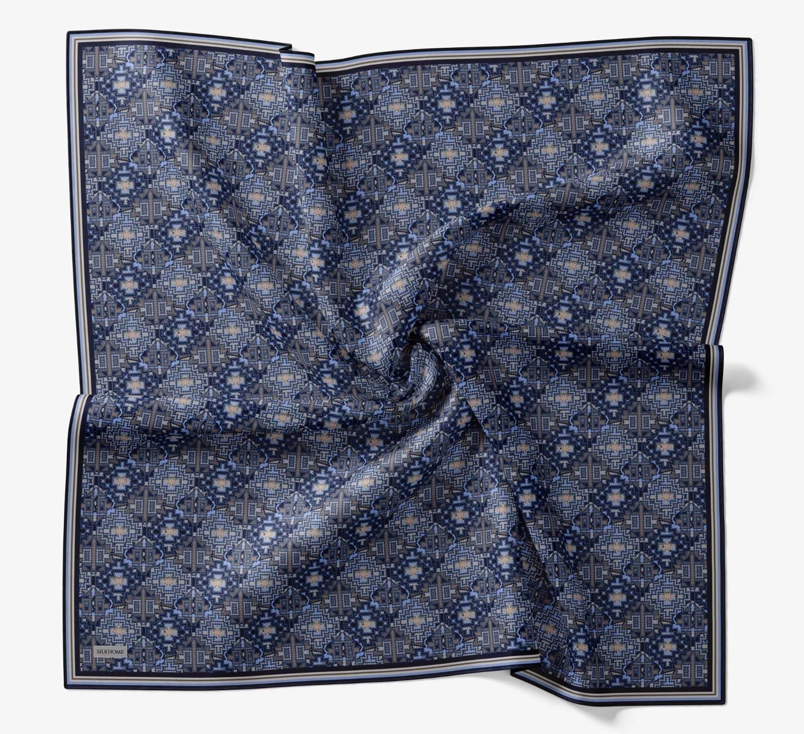Silk Home Soft Eşarp Etnik Desenli