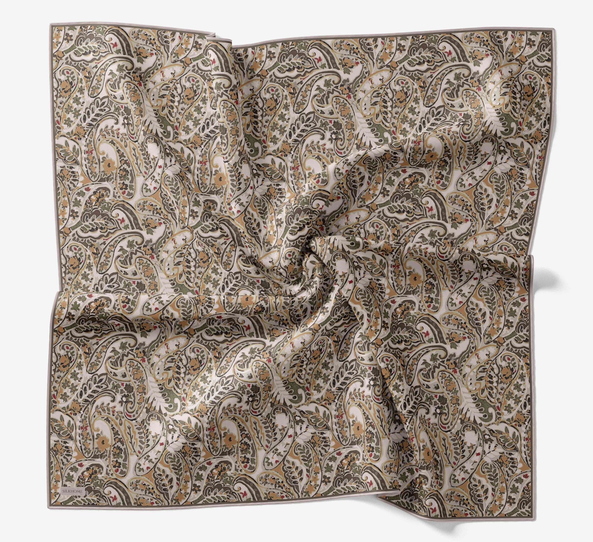 Silk Home Soft Eşarp IST 04675 - 3 Somon Etnik Desen