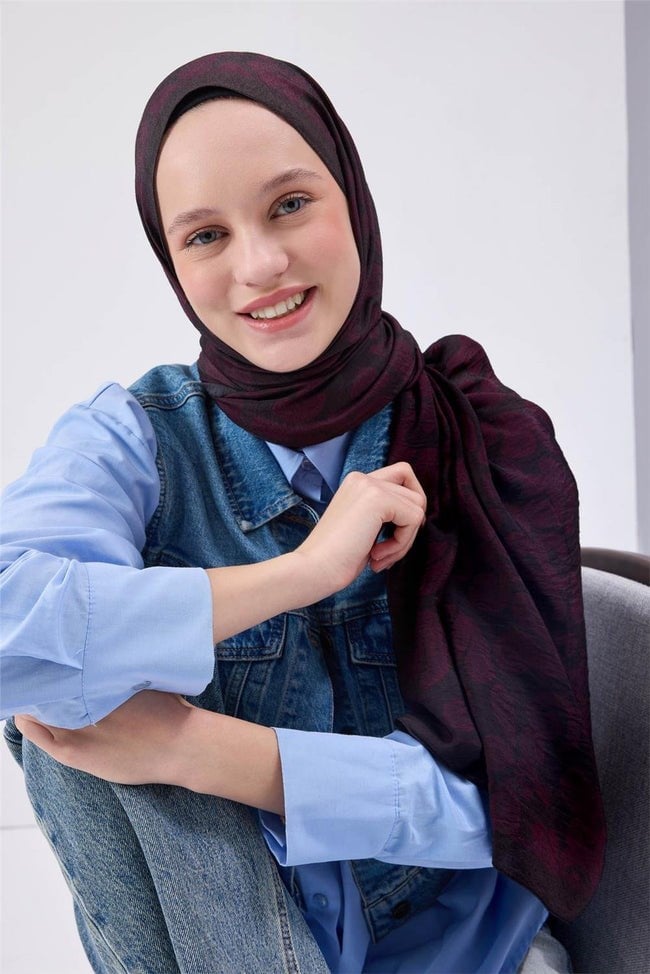 Silk Home Urban Hours Harmony Siyah Mayda Şal