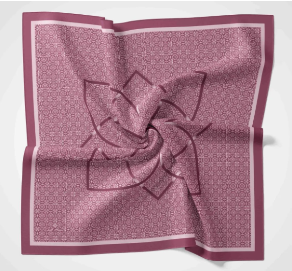 Silkhome Shiny Erguvan , Pudra Işıltılı Eşarp IST75002-20