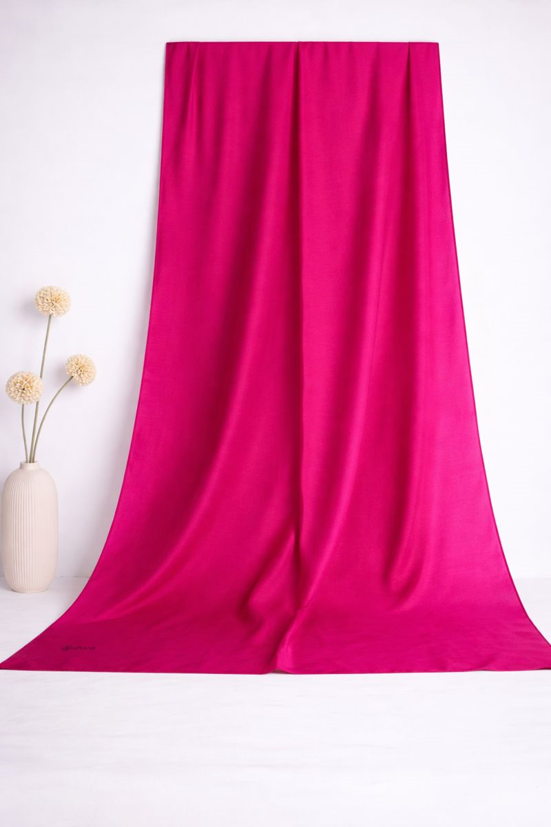 Siyane Düz Renk Şal 52875 Pembe