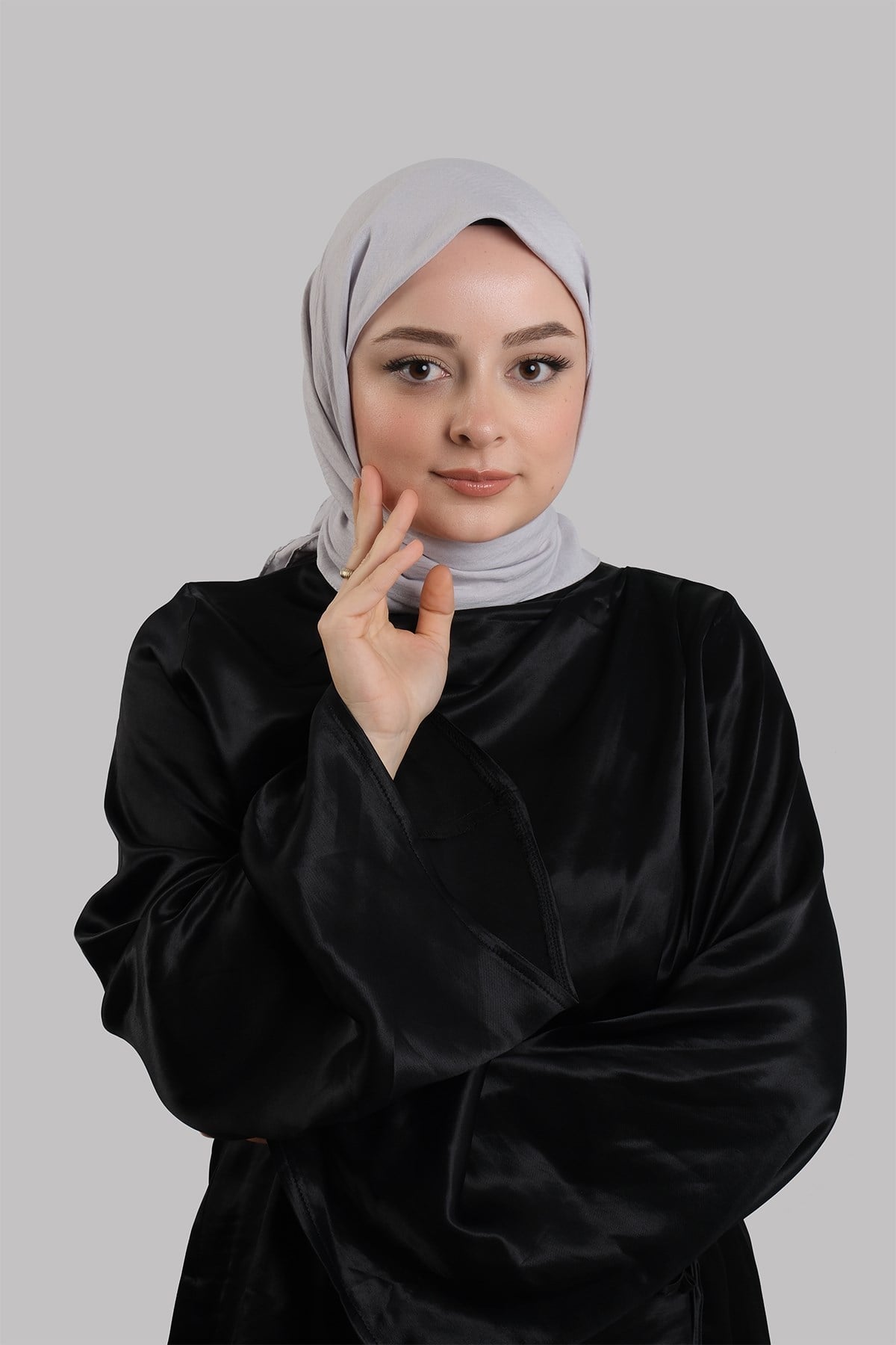 Taş Düz Klasik Eşarp İtalyan Dikişli Pamuk Caz Sade 202210_46