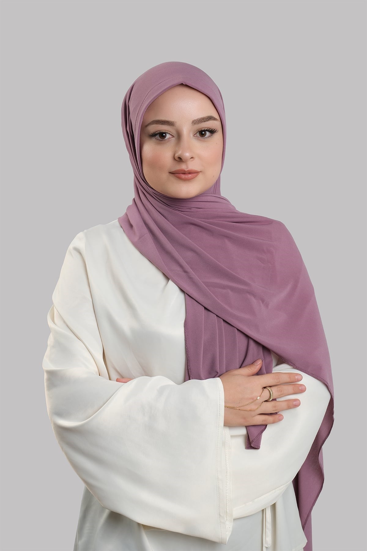 Violet Pratik Hazır Geçmeli Şal Sandy Önü Süngerli 2412_21