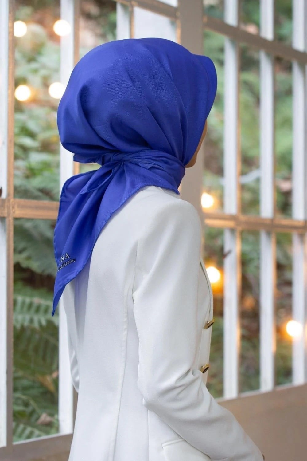 Vissona Exclusive Tivil 50691 - 0032 Saks Mavisi Düz Renk