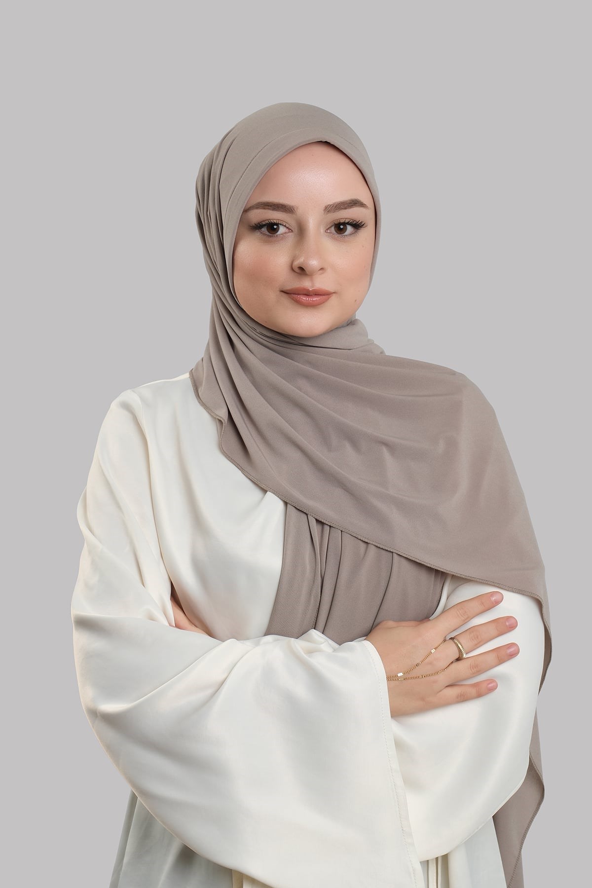 Yağ Yeşili Pratik Hazır Geçmeli Şal Sandy Önü Süngerli 2412_36