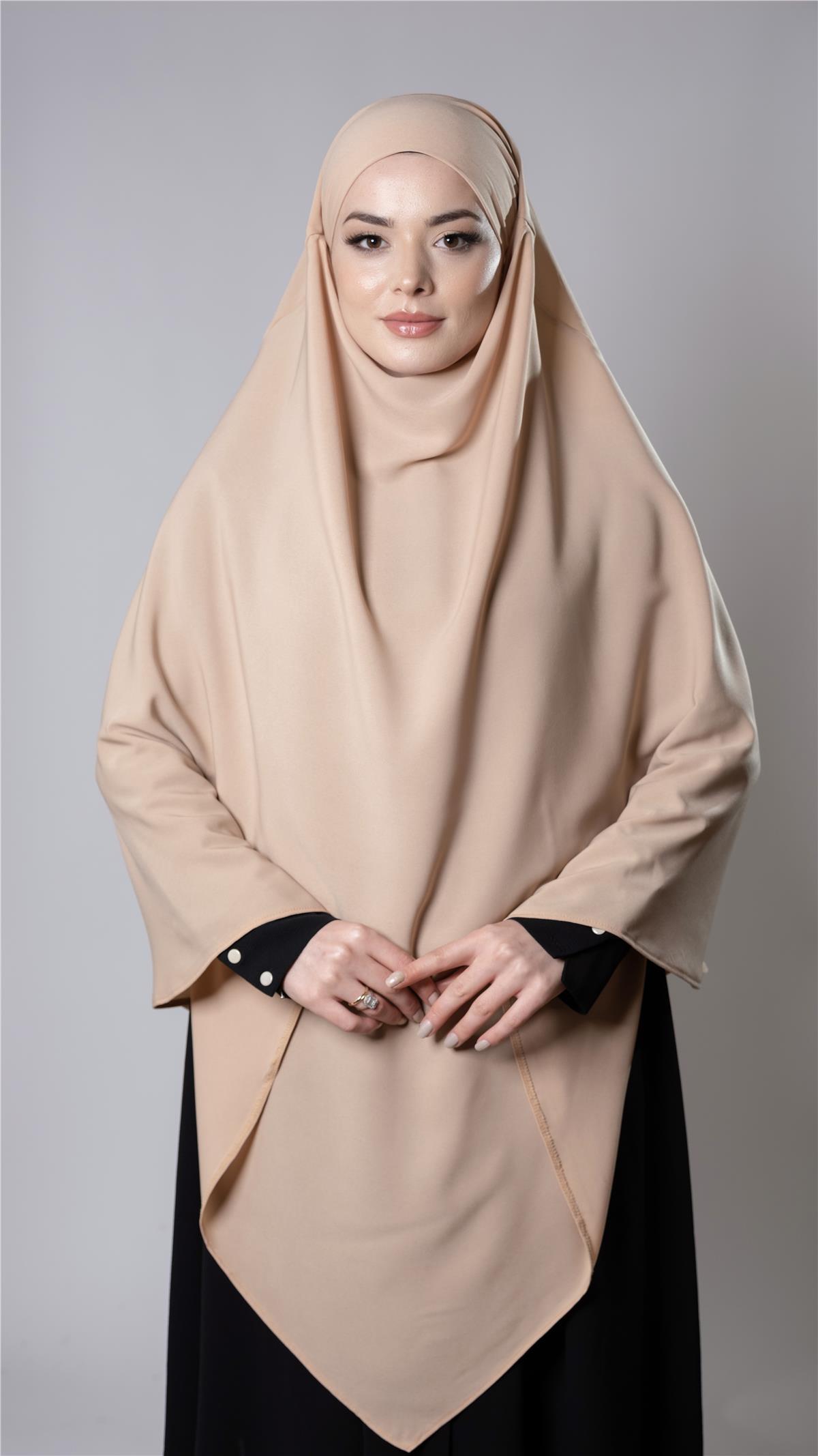 Yavru Ağzı Pratik Hazır Geçmeli Tesettür Eşarp Medine İpeği Kumaş Arkadan Bağlamalı Sufle Hijab 2301_35