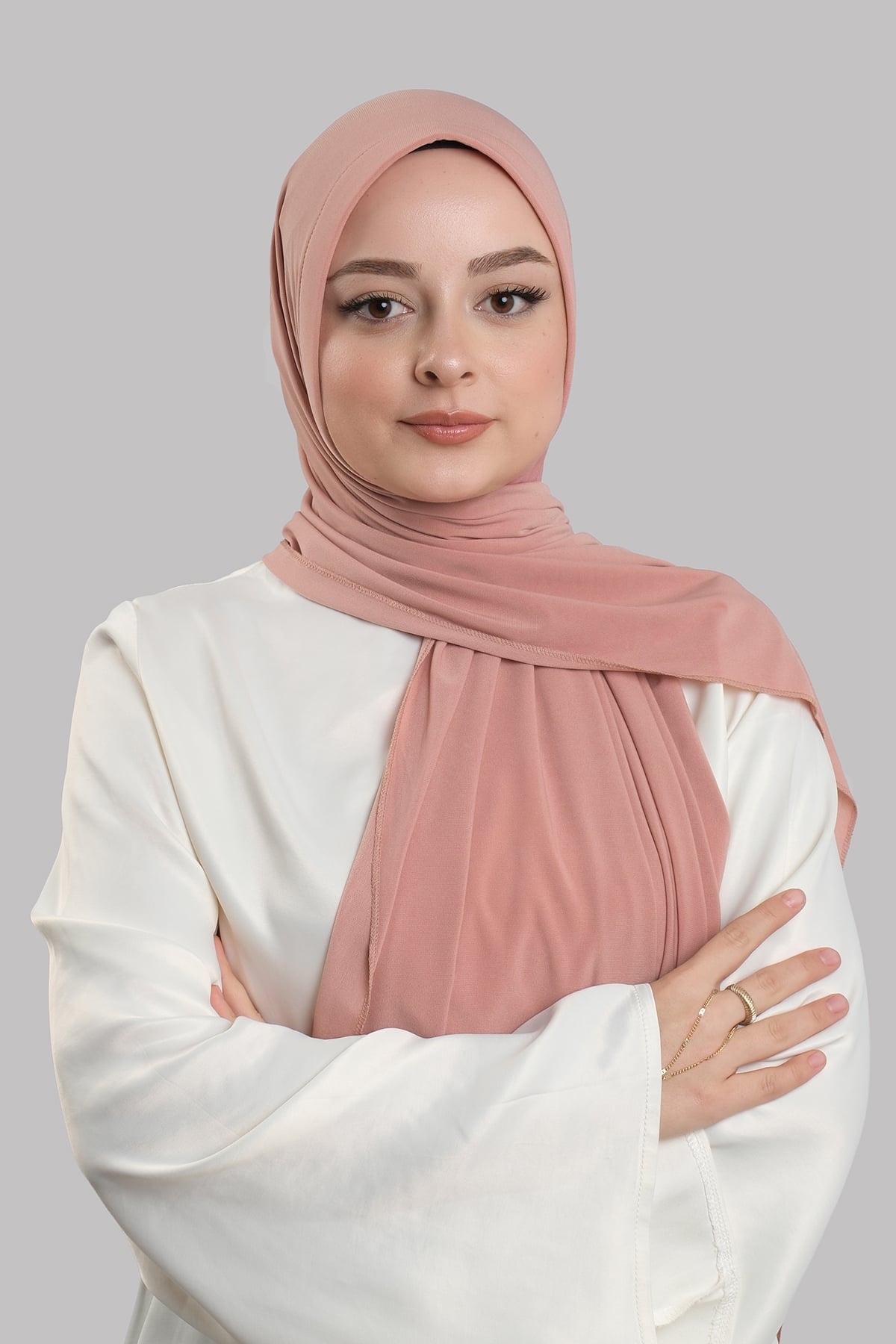 Yavruağzı Pratik Hazır Geçmeli Şal Sandy Önü Süngerli 2412_35