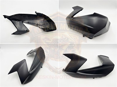 HONDA FORZA 250 / 350 ÖN SAĞ GRENAJ / YAN KAPAK (MAT GRİ / SİYAH) (2021 - 2022)