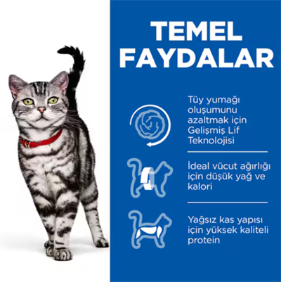 Hills Science Plan Hairball&Indoor Tavuklu Yetişkin Kedi Maması