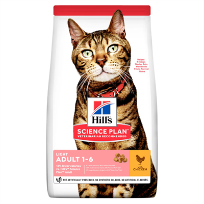 Hills Science Plan Light Tavuklu Yetişkin Kedi Maması