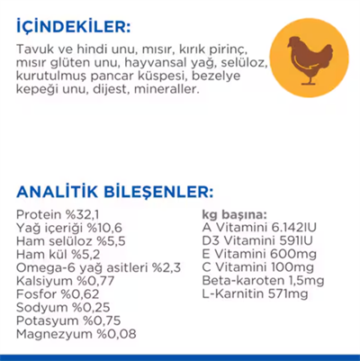Hills Science Plan Light Tavuklu Yetişkin Kedi Maması