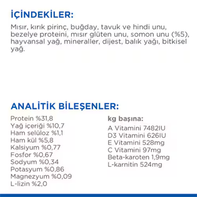 Hills Science Plan Somonlu Kısırlaştırılmış Yetişkin Kedi Maması