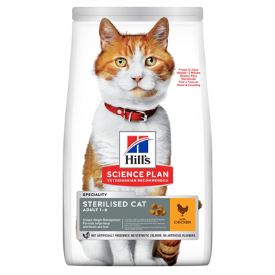 Hills Science Plan Tavuklu Kısırlaştırılmış Yetişkin Kedi Maması