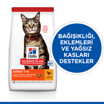 Hills Science Plan Tavuklu Yetişkin Kedi Maması