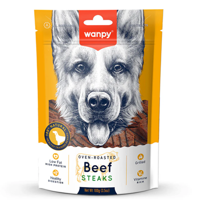 Wanpy Izgara Dana Biftek Köpek Ödülü 100 g