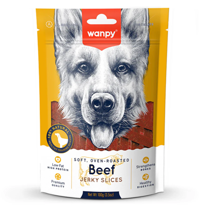 Wanpy Gerçek Biftekli Köpek Ödülü 100 g