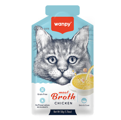 WANPY KEDİ ÇORBASI TAVUK ETLİ 50 GR