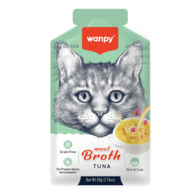 WANPY KEDİ ÇORBASI TON BALIKLI 50 GR