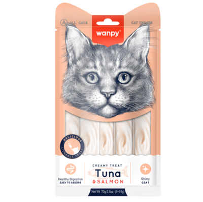 WANPY KEDI ÖDÜL TON SOMON SIVI 5X14 GR