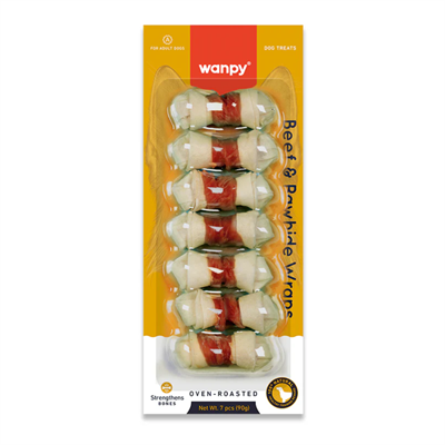 Wanpy Biftek Sargılı Köpek Ödülü 85 g 7 li