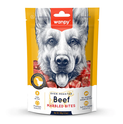 Wanpy Kurutulmuş Et Parçaları Köpek Ödülü 100 g