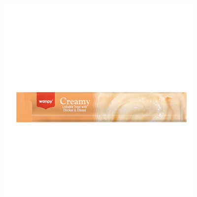 Wanpy Tavuklu ve Peynirli Krema Köpek Ödül Maması 5X14 Gr