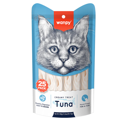 Wanpy Ton Balıklı Krema Kedi Ödülü 24X14 gr