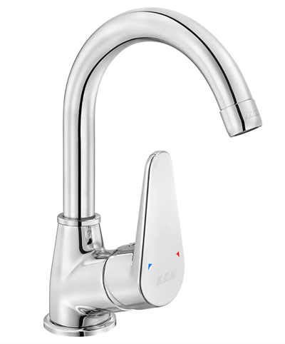 ECA Spylos Lavabo Bataryası Kuğu Borulu 102188126 | Şık ve Dayanıklı Banyo Bataryası