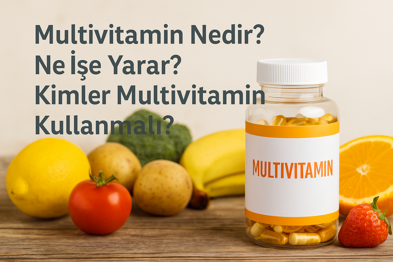 Multivitamin Nedir? Ne İşe Yarar? Kimler Kullanmalı?