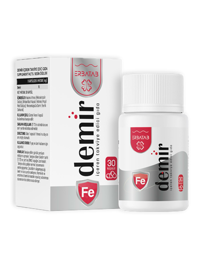 Erbatab Demir 30 Kapsül 