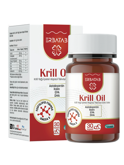 Erbatab Krill Oil 500 mg 30 Kapsül 