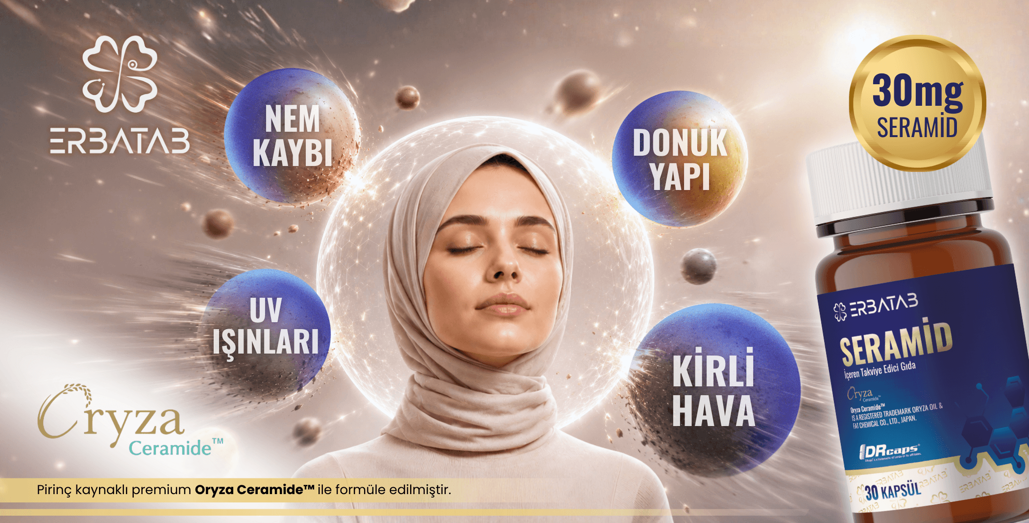 erbatab-seramid-nem kaybı-donuk yapı-uv ışınları-kirli hava