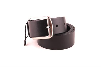 Spor Deri Kemer 4 cm | Siyah