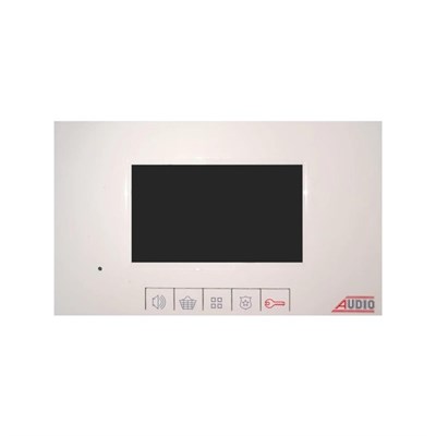 Audio 4,3'' İnç Görüntülü Diafon Şubesi - Beyaz - 001140B