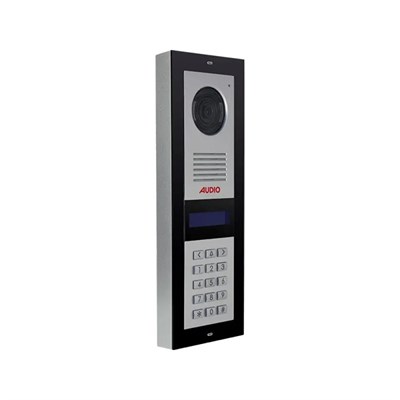Audio Kameralı Tuş Takımlı Dijital Zil Paneli - Sesli - Siyah - 003002