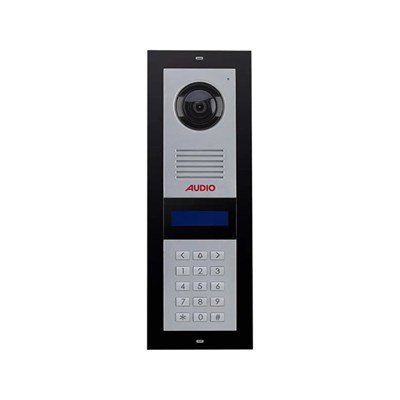 Audio Kameralı Tuş Takımlı Dijital Zil Paneli - Sesli - Siyah - 003002