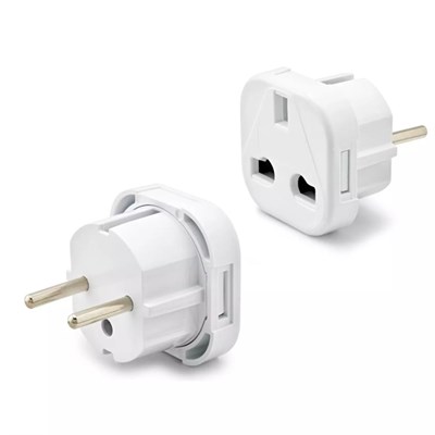 Depa İngiliz Fiş Çevirici Adaptör - İngiliz Türk Priz - Beyaz - 11108