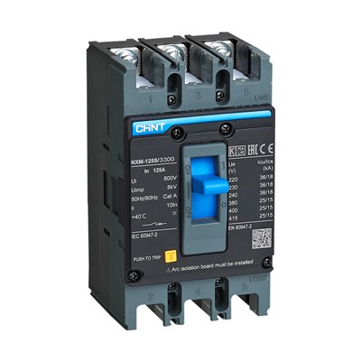 Chint 3 X 125 Amper 25 kA Sabit Termik Manyetik Kompakt Şalter - 131363