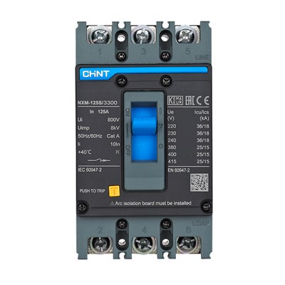Chint 3 X 125 Amper 25 kA Sabit Termik Manyetik Kompakt Şalter - 131363