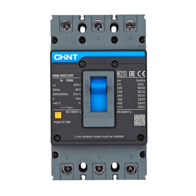 Chint 3 X 160 Amper 36 kA Sabit Termik Manyetik Kompakt Şalter - 131364