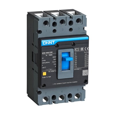 Chint 3 X 160 Amper 36 kA Sabit Termik Manyetik Kompakt Şalter - 131364