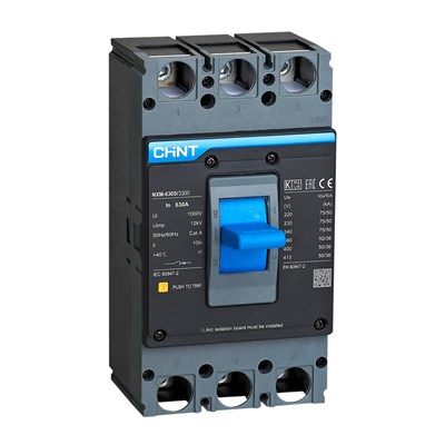 Chint 3 X 630 Amper 50 kA Sabit Termik Manyetik Kompakt Şalter - 131375