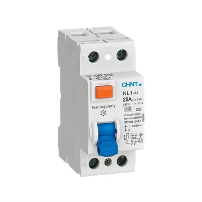 Chint AC Tipi 2 X 25 Amper 300 mA Kaçak Akım Koruma Rölesi 6 kA - 200218