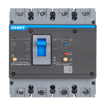 Chint 4 X 250 Amper 35 kA Kaçak Akım Korumalı Kompakt Şalter (Açtırma Bobinli) - 337268