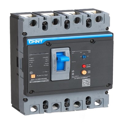 Chint 4 X 250 Amper 35 kA Kaçak Akım Korumalı Kompakt Şalter (Açtırma Bobinli) - 337268