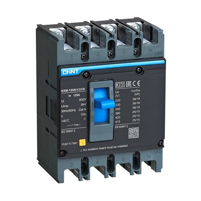 Chint 4 X 125 Amper 25 kA Sabit Termik Manyetik Kompakt Şalter - 844304