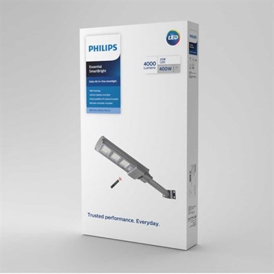 Phılıps 400 W Sensörlü Solar Sokak Lambası - Beyaz Işık (6500K) - BRC010 LED40/765 - 911401841502