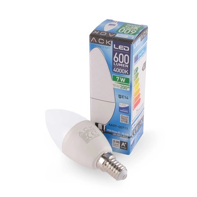 ACK 7 W Led Mum Ampul - Sarı Işık (4000K) - E14 - AA09-00711