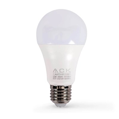 ACK 12 W Led A60 Ampul - Gün Işığı (3000K) - E27 - AA13-01220