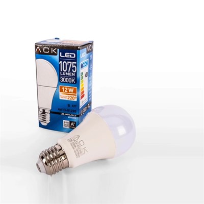 ACK 12 W Led A60 Ampul - Gün Işığı (3000K) - E27 - AA13-01220